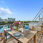 別荘 Treibholz: Meerblick, Dachterrasse, Bootsanleger, Badeleiter, Sauna オルペニッツ